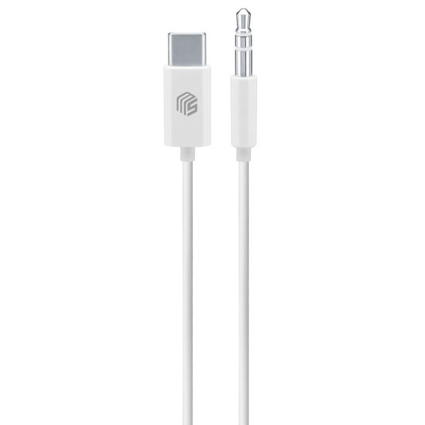 RAČUNALNIŠKI KABEL MUSIC SOUND AUDIO KABEL, USB-C-3.5MM BEL