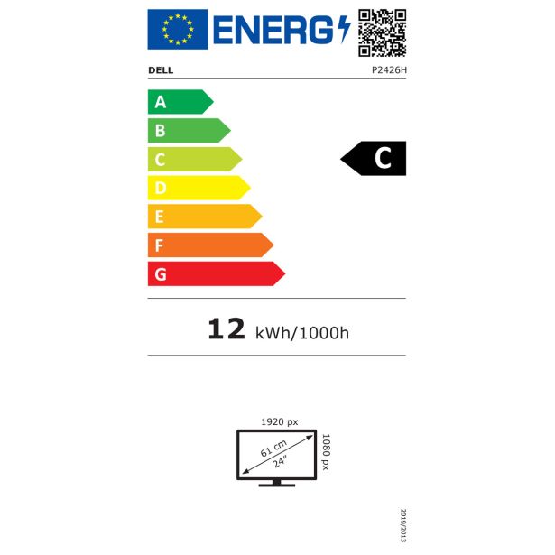 RAČUNALNIŠKI MONITOR DELL 23.8" LED LCD P2426H IPS FHD 16:9 HDMI/DP/USB32