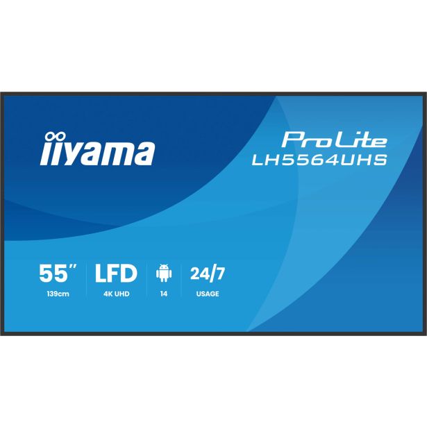 RAČUNALNIŠKI MONITOR GOOBAY 55" LED LCD LH5564UHS B1AG UHD HDMI/USB