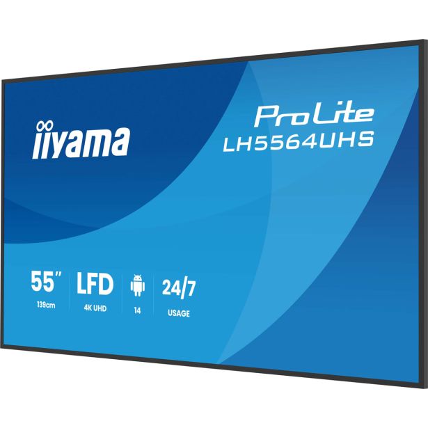 RAČUNALNIŠKI MONITOR GOOBAY 55" LED LCD LH5564UHS B1AG UHD HDMI/USB