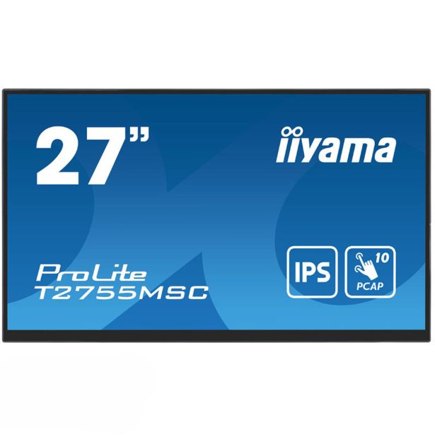 RAČUNALNIŠKI MONITOR IIYAMA 27" LED LCD TOUCH T 2755MSC-B1 IPS FHD USB