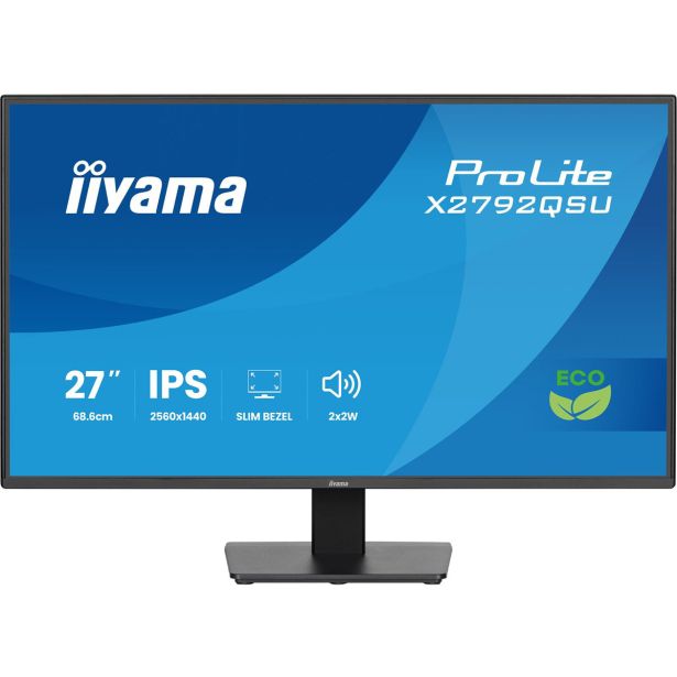 RAČUNALNIŠKI MONITOR IIYAMA 27" LED LCD X2792QSU -B1 IPS 2K HDMI/DP/USBC