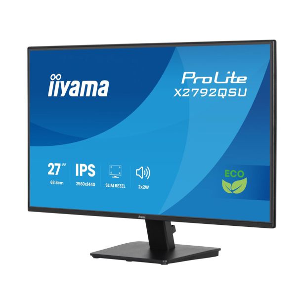 RAČUNALNIŠKI MONITOR IIYAMA 27" LED LCD X2792QSU -B1 IPS 2K HDMI/DP/USBC