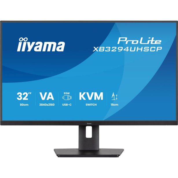 RAČUNALNIŠKI MONITOR IIYAMA 31.5" LED LCD XB3294UHSCP B1 VA 4K HDMI/DP/US