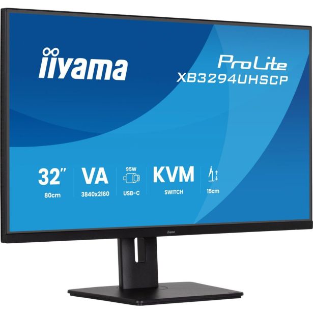 RAČUNALNIŠKI MONITOR IIYAMA 31.5" LED LCD XB3294UHSCP B1 VA 4K HDMI/DP/US