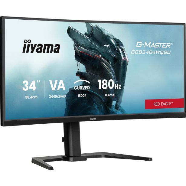 RAČUNALNIŠKI MONITOR IIYAMA 34" LED LCD GCB3484WQ SU-B1 VA 21:9 UWQHD HDMI