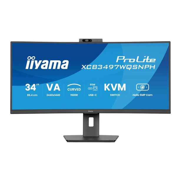 RAČUNALNIŠKI MONITOR IIYAMA 34" LED LCD XCB3497WQ SNPH-B1 VA 21:9 UWQHD HD