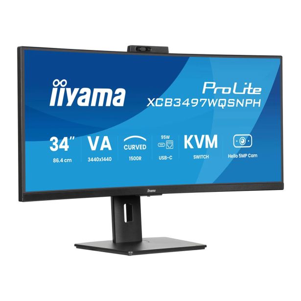 RAČUNALNIŠKI MONITOR IIYAMA 34" LED LCD XCB3497WQ SNPH-B1 VA 21:9 UWQHD HD