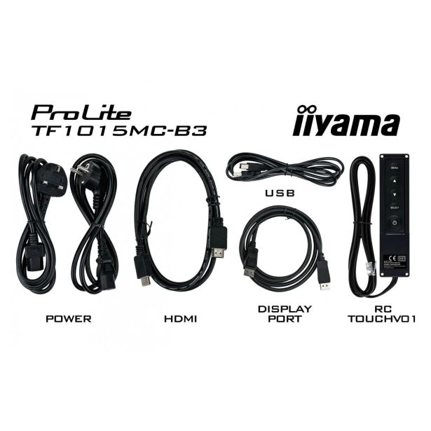 RAČUNALNIŠKI MONITOR IIYAMA LED LCD TOUCH OPEN FRAME TF1015MC-B3 VGA