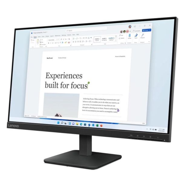 RAČUNALNIŠKI MONITOR LENOVO 23.8" LED LCD L24-4E IPS FHD 16:9 100HZ HDMI