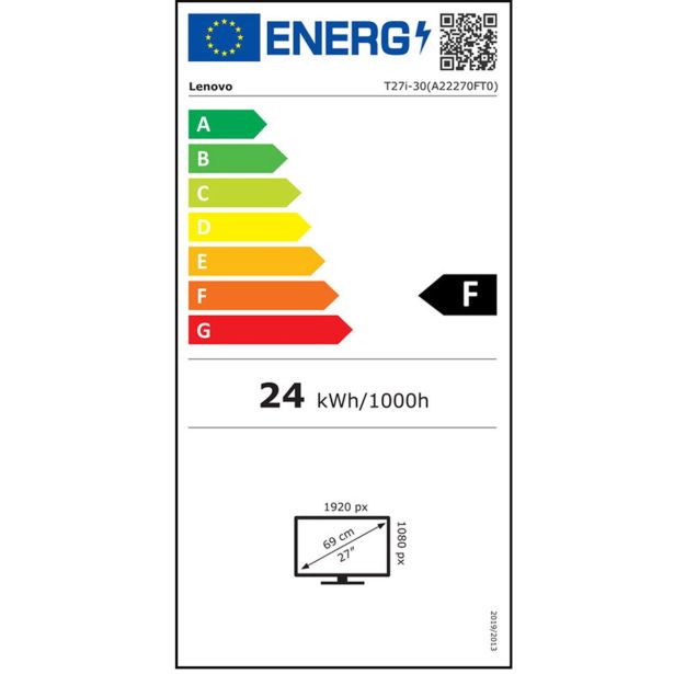 RAČUNALNIŠKI MONITOR LENOVO THINKVISION T27I-30 IPS 16:9