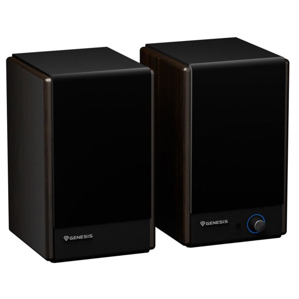 RAČUNALNIŠKI ZVOČNIK GENESIS ARSEN 402BT STEREO 2.0 RJAVA