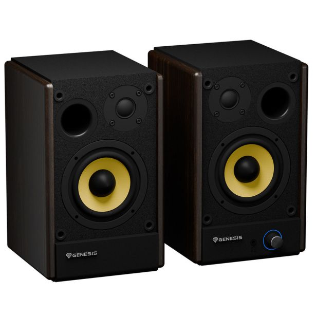 RAČUNALNIŠKI ZVOČNIK GENESIS ARSEN 402BT STEREO 2.0 RJAVA