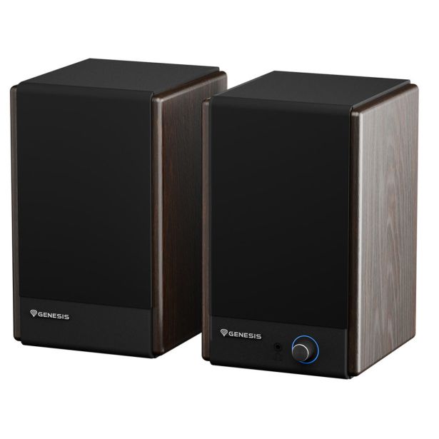 RAČUNALNIŠKI ZVOČNIK GENESIS ARSEN 502BT STEREO 2.0 RJAVA
