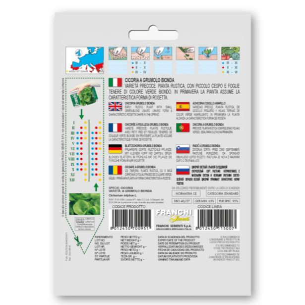 LISTNA ZELENJAVA FRANCHI SEMENTI RADIČ GRUMOLO BIONDA