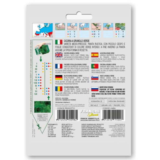 LISTNA ZELENJAVA FRANCHI SEMENTI RADIČ GRUMOLO VERDE