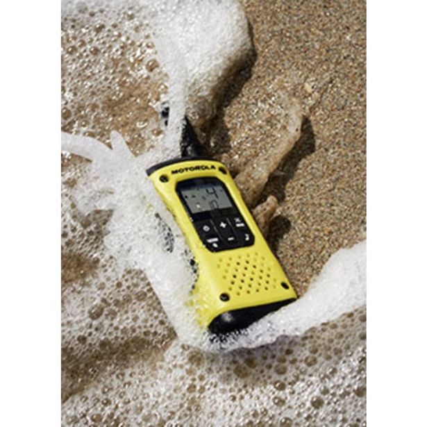 RADIJSKA POSTAJA MOTOROLA T92 H20 WALKIE TALKIE RUMENO-ČRN