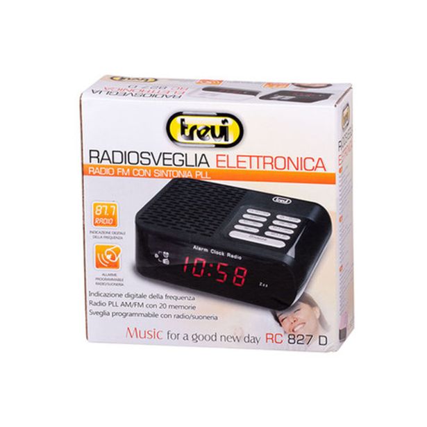 RADIOURA TREVI RC 827 ČRNA