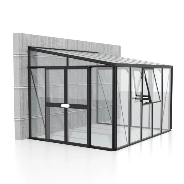 RASTLINJAK, STEKLO/POLIK. VITAVIA ATHENA 8600 ESG/VP ČRNA 3.4X2.7M