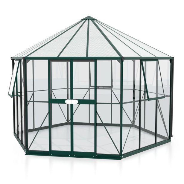 RASTLINJAK, STEKLO/POLIK. VITAVIA GALAXY 9000 ESG/HKP SMARAGDNA 284X336X383