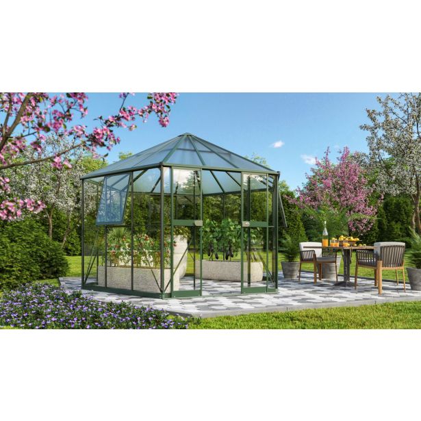 RASTLINJAK, STEKLO/POLIK. VITAVIA GALAXY 9000 ESG/HKP SMARAGDNA 284X336X383