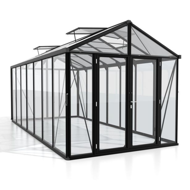 RASTLINJAK, STEKLO/POLIK. VITAVIA ZEUS COMFORT 13800 ESG/VP ČRNA 2.6X5.4M