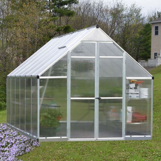 POLIKARBONATNI RASTLINJAK PALRAM ESSENCE (2 PAKETA PLOŠČE+OKOVJE)