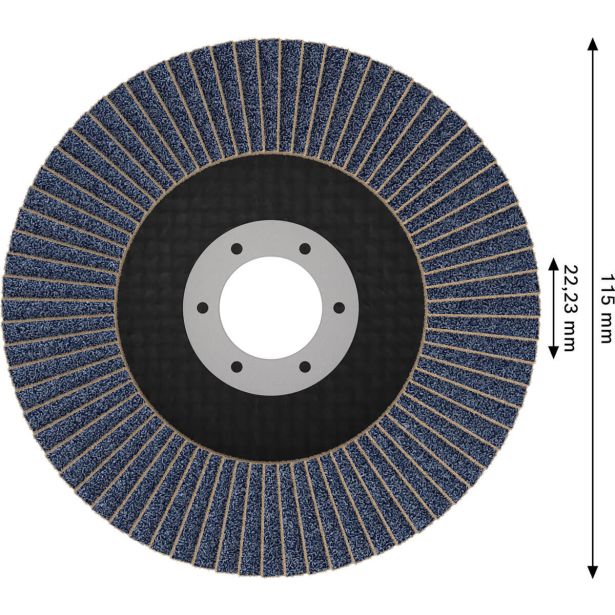 RAVNI BRUSNI LAMELNI DISK BOSCH 115 X 22.23 MM. G120 T29