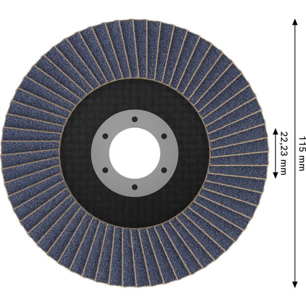 RAVNI BRUSNI LAMELNI DISK BOSCH 115 X 22.23 MM. G40 T27