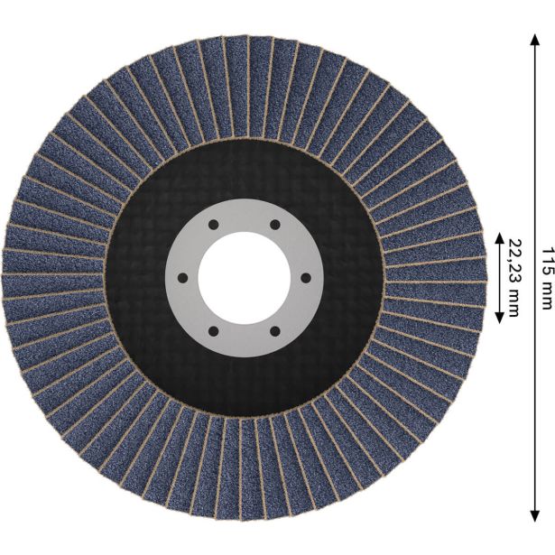 RAVNI BRUSNI LAMELNI DISK BOSCH 115 X 22.23 MM. G40 T29