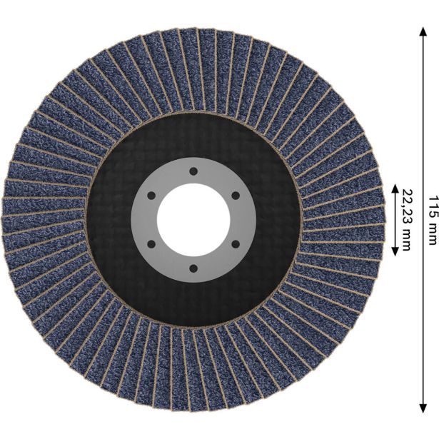 RAVNI BRUSNI LAMELNI DISK BOSCH 115 X 22.23 MM. G60 T27