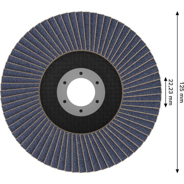 RAVNI BRUSNI LAMELNI DISK BOSCH 125 X 22.23 MM. G40 T27