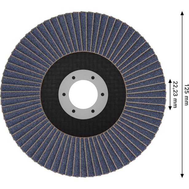 RAVNI BRUSNI LAMELNI DISK BOSCH 125 X 22.23 MM. G40 T29