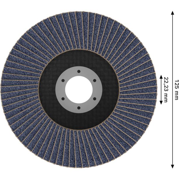 RAVNI BRUSNI LAMELNI DISK BOSCH 125 X 22.23 MM. G60 T27