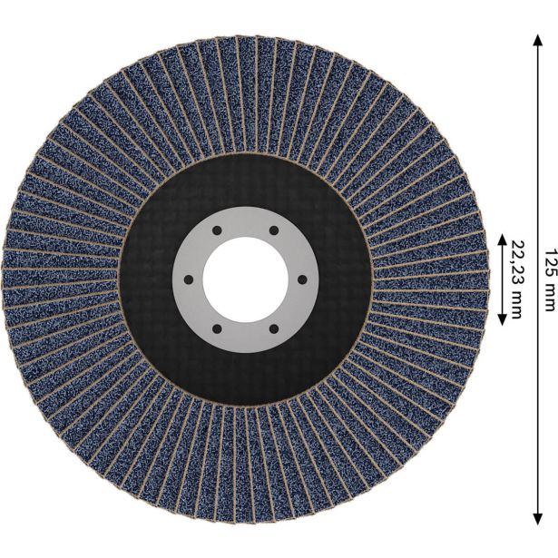 RAVNI BRUSNI LAMELNI DISK BOSCH 125 X 22.23 MM. G80 T29