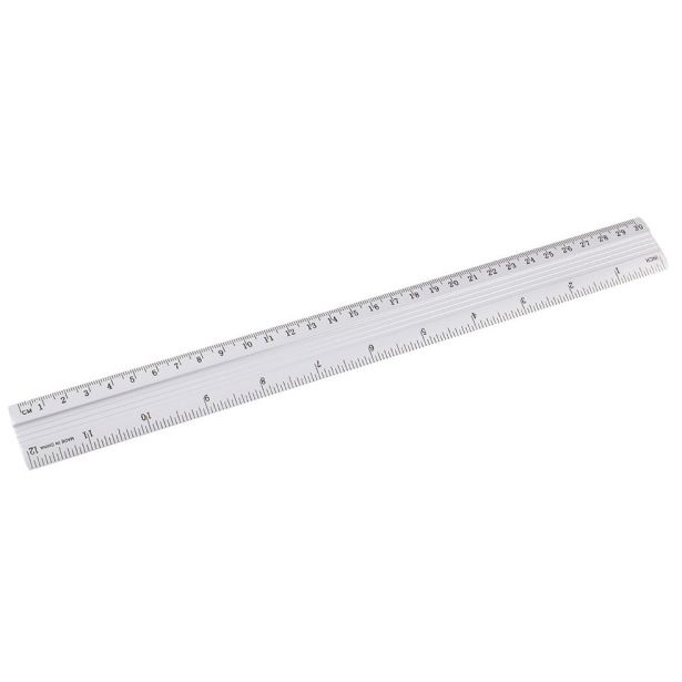 RAVNILO, ŠABLONA LEVIA 30 CM ALUMINIJ SIV 009889
