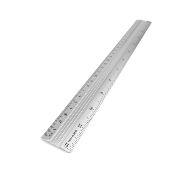 RAVNILO, ŠABLONA LEVIA 30 CM ALUMINIJ SIV 009889