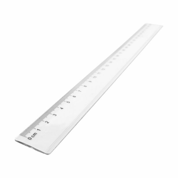RAVNILO, ŠABLONA LEVIA 30 CM PROZORNO 007132