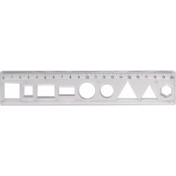 RAVNILO, ŠABLONA ŠABLONA 20 CM 00998