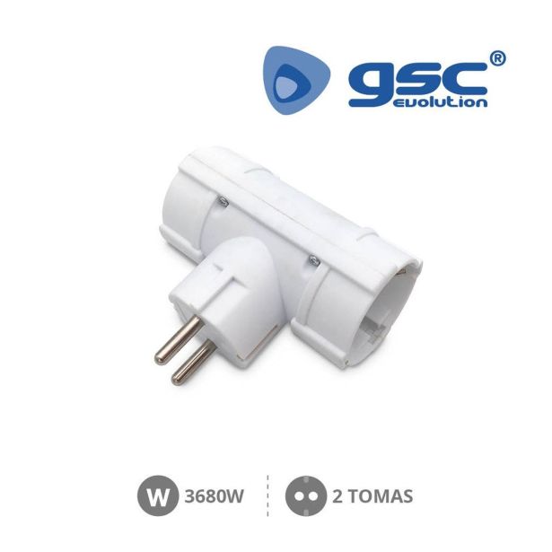 RAZDELILNIK/ADAPTER GSC 2X VTIČNICA