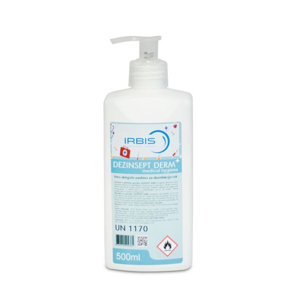RAZKUŽILO DEZINSEPT DERM+ 500 ML ZA DEZINFEKCIJO ROK