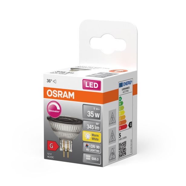 RAZNA LED ŽARNICA OSRAM SST MR16 D 35 36 5W/927 GU5.3