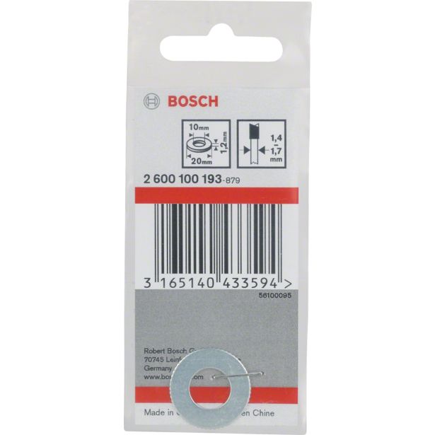 PRIBOR OSTALI BOSCH REDUCIRNI OBROČ ZA LISTE KROŽNE ŽAGE 20X10X1.2 MM