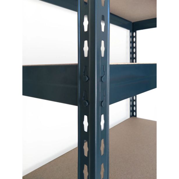REGAL AR SHELVING 180X150X60CM 4P/400KG ANTRACIT SIV