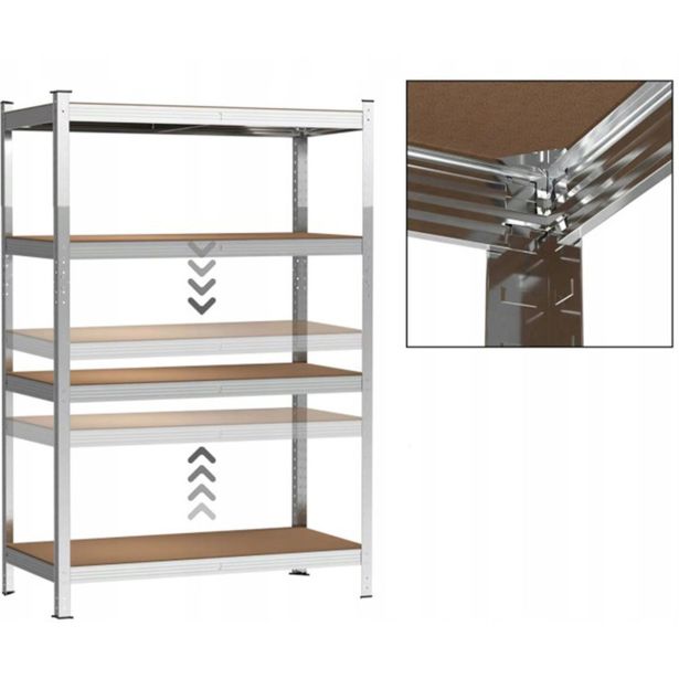 REGAL BLOW RACK 150X75X30CM 4 P/600KG