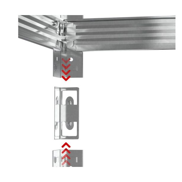 REGAL BLOW RACK 150X75X30CM 4 P/600KG
