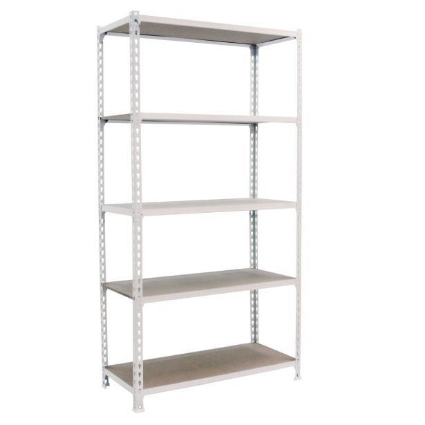 REGAL SIMONRACK 200X100X40 CM 5P 150KG BELA LES MADERCLICK PLUS