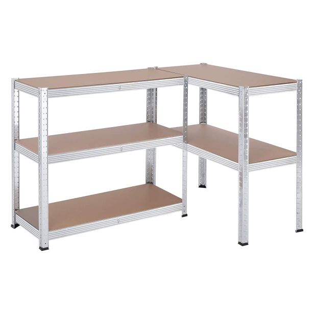 REGAL SONGMICS 180X90X40 CM 5P/175KG GLR040E02 BEŽ-SREBRN