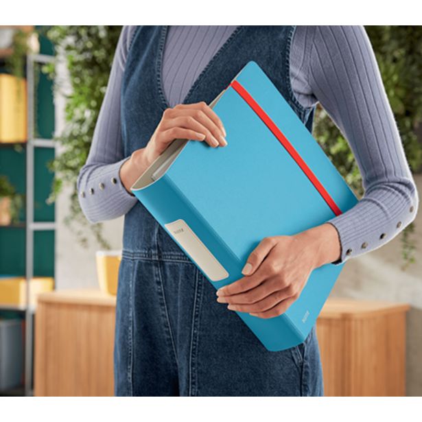 REGISTRATOR LEITZ COSY-WOW COSY MODER A4 2R Z ELASTIKO 80MM