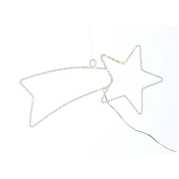 LUČKE MQ REPATICA 33X15 CM MINI LED TOPLO BELE PRITISKAČ